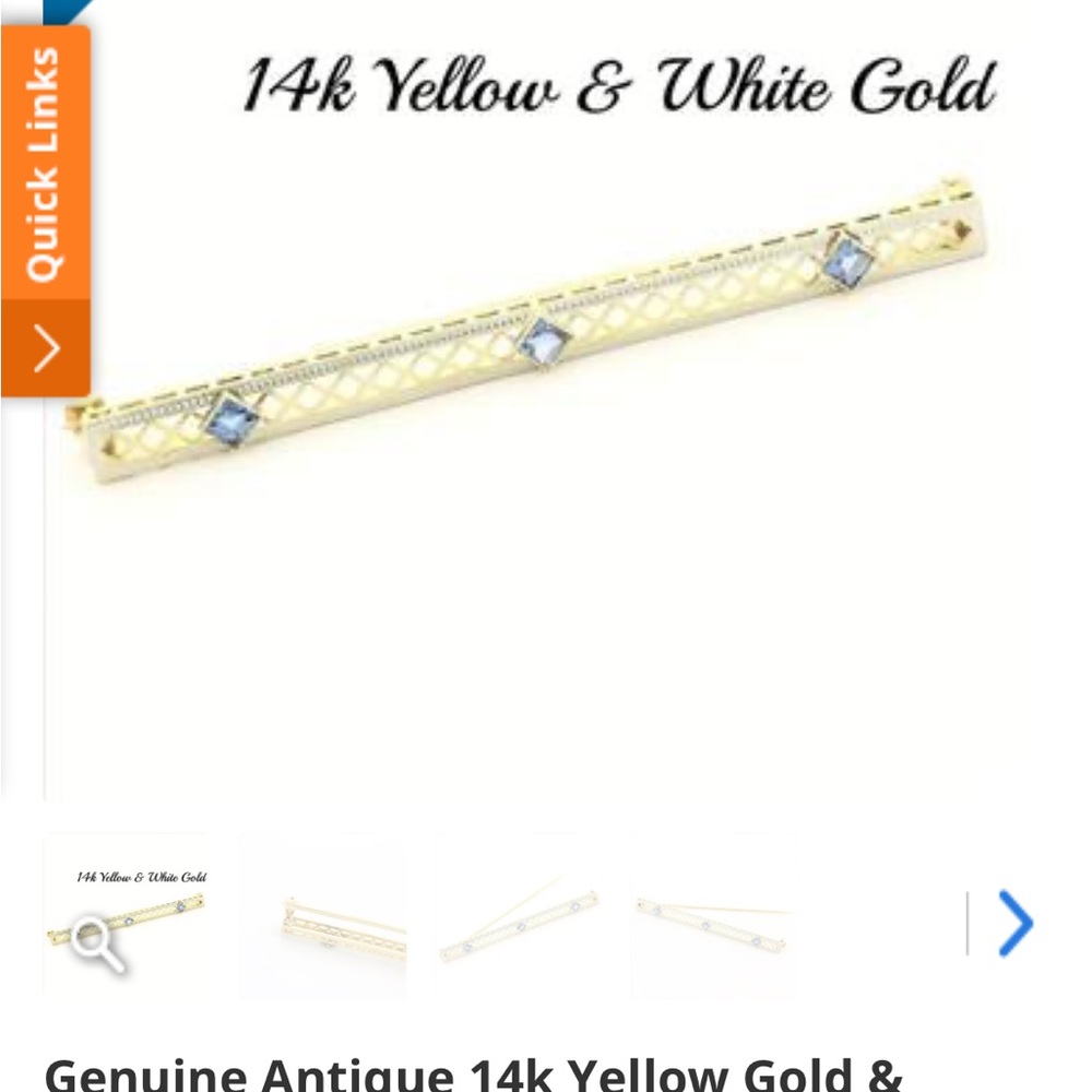 Gold, diamond and sapphire brooch